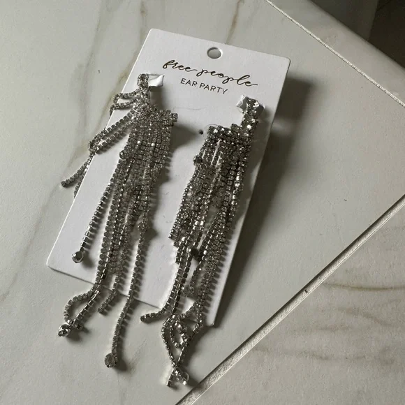 Free People cuff chandelier earrings - Picture 2 of 3